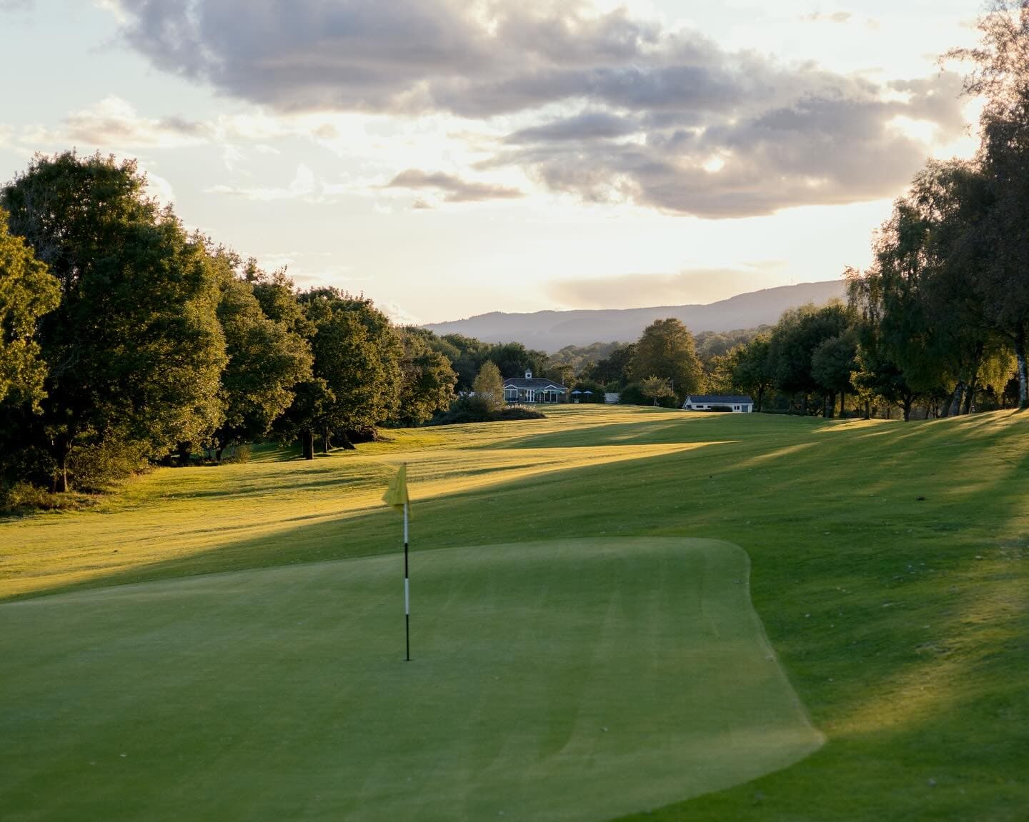 The course at Glynneath Golf Club, the conditions the studio is set against